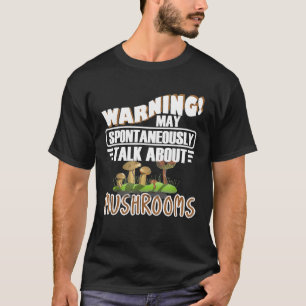 Presente De Camisa De Cogumelo Pode Falar Espontan