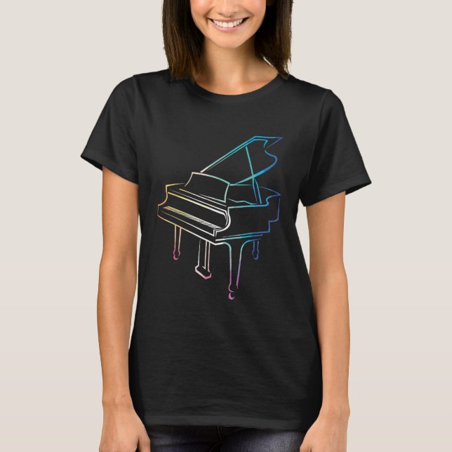 Presente de Camisa de Piano de Poli Baixa para a M (Frente)