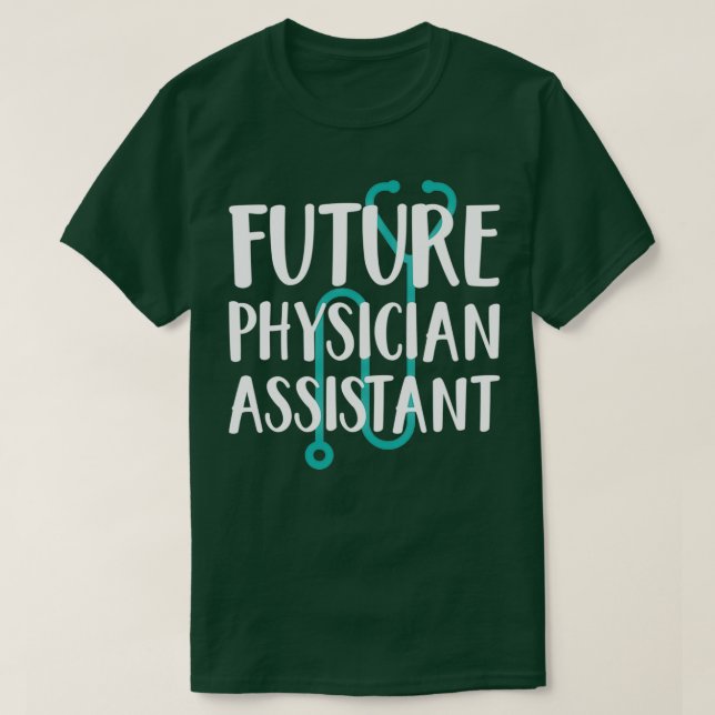 Presente De Camisa Do Assistente Médico Futuro Par (Frente do Design)