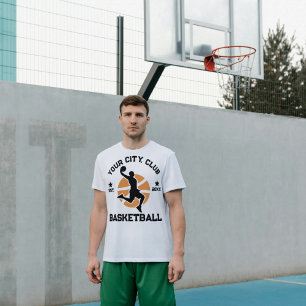 Presente de Camisa do Jogador de Basquete Personal