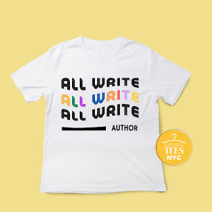 Presente De Camisa Escritora Para O Autor T-Shirt