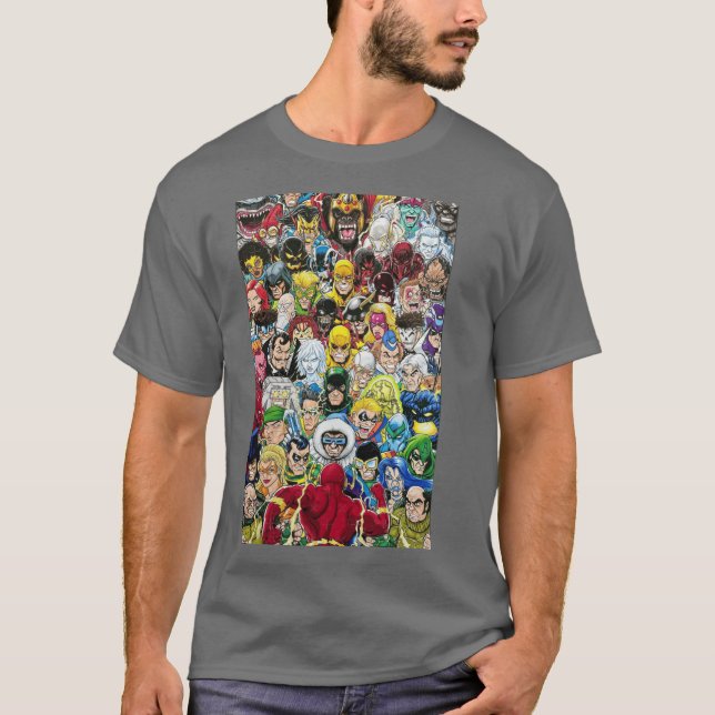 Presente de camiseta Flash Rogues Gallery (Frente)