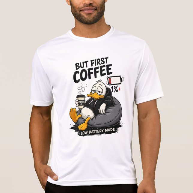 Presente de Camiseta Gráfica MAS PRIMEIRO CAFÉ Ide (Frente)