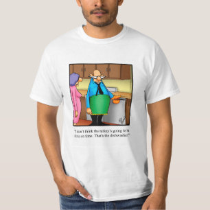 Presente de Camiseta Humor de Ação de Graças