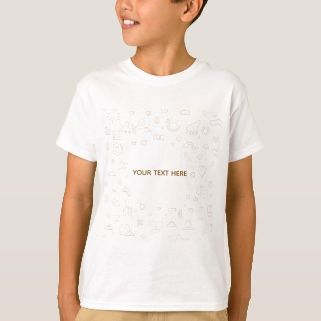 Presente de Camiseta Infantil Personalizada (Frente)