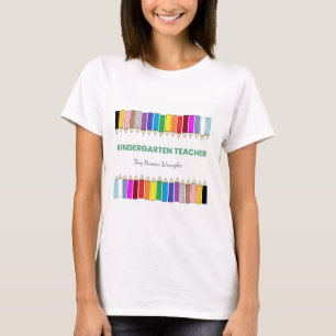 Presente de camiseta para professora de jardim de 