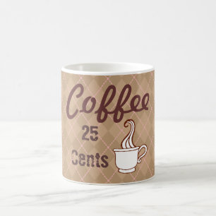 Presente de Caneca de Café de Cafeteria Retrô