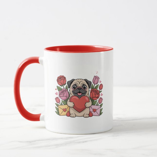 Presente de Caneca de Café Kawaii Francês Engraçad (Esquerda)