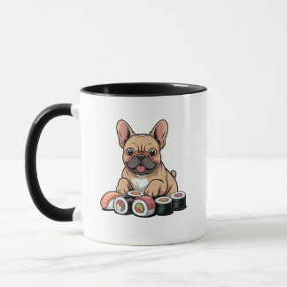 Presente de Caneca de Café Kawaii Francês Engraçad
