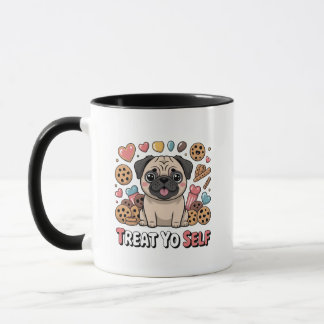 Presente de Caneca de Café Kawaii Francês Engraçad