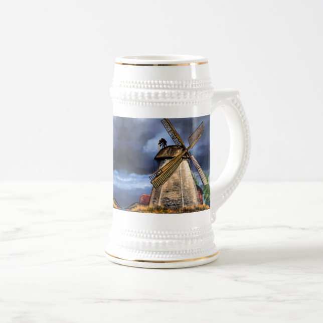 Presente de Caneca de cerveja de Cerveja na Paisag (Frente Esquerda)