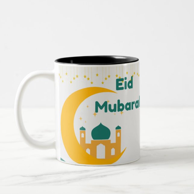presente de caneca de Mubarak Eid (Esquerda)