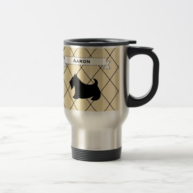 Presente de Caneca de viagem Terrier escocês perso (Direita)