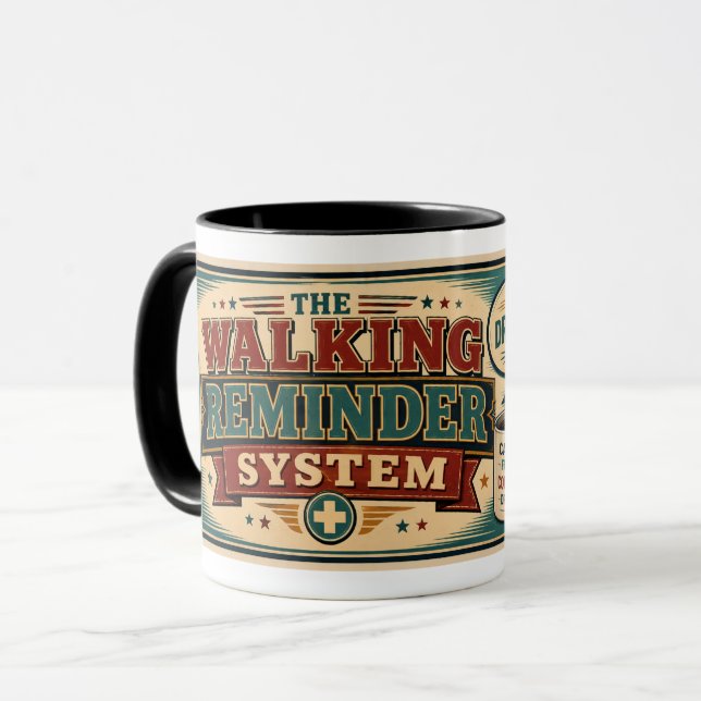 Presente de Caneca Engraçada de Café para Enfermei (Frente Esquerda)