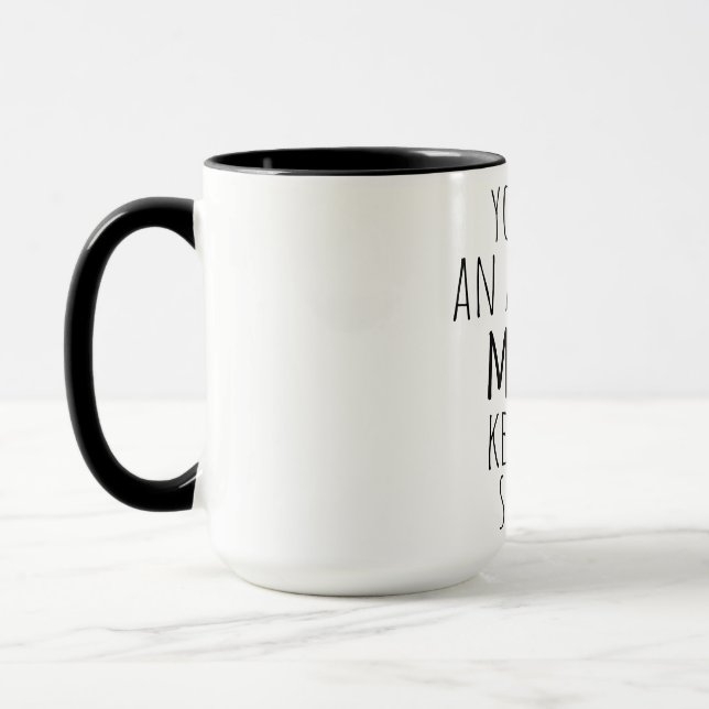 presente de caneca engraçada para o dia de as mães (Esquerda)