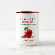 Presente de Caneca para Professor – Mensagem de Ag