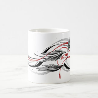 presente de caneca única de arte de asa