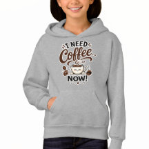 Presente de Capuz de Café para Crianças Divertidas