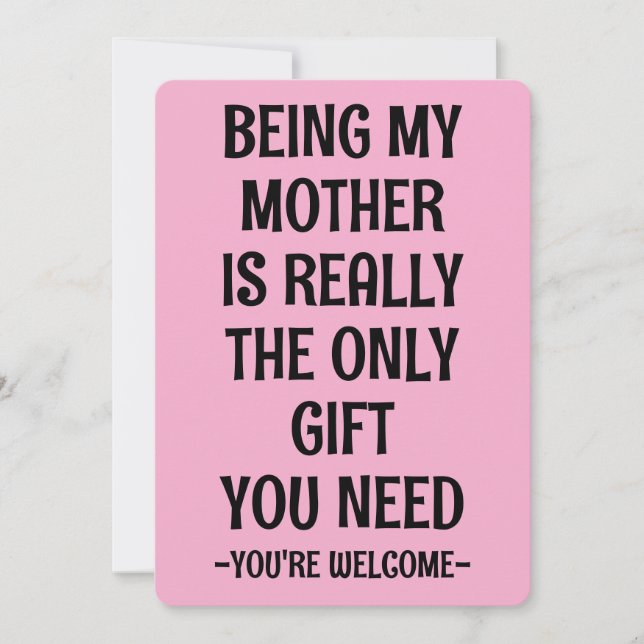 Presente de cartão do Dia das Mães para Mamãe e Vo (Frente)