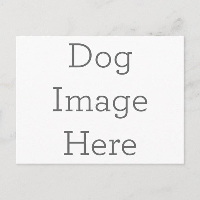 Presente de cartão postal com imagem de cachorro p (Frente)