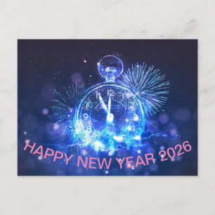 presente de cartão postal do feliz ano novo 2026