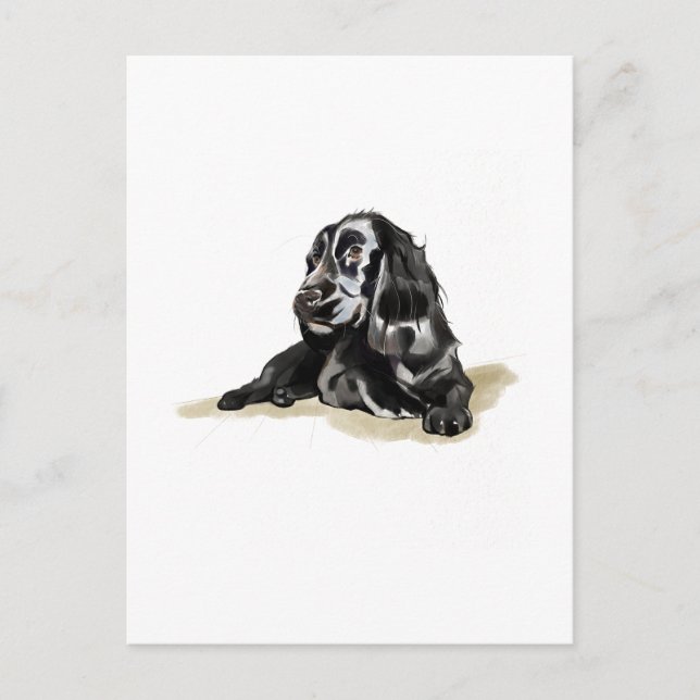 Presente de Cartão Postal para Amantes de Cães Coc (Frente)
