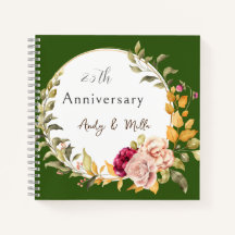 Presente De Casamento De 25 Verde Para Casal Flora