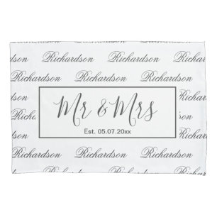 Presente de casamento elegante moderno monograma l