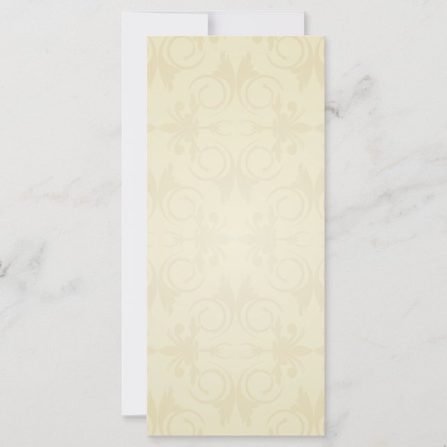 Presente de casamento tema damasco amarelo elegant (Frente)