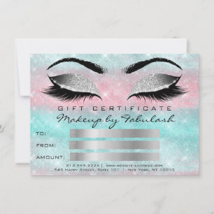 Presente de Certificado de Artista de Maquiagem de