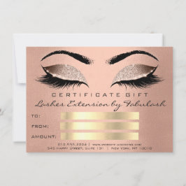 Presente de Certificado de Artista de Maquiagem Do