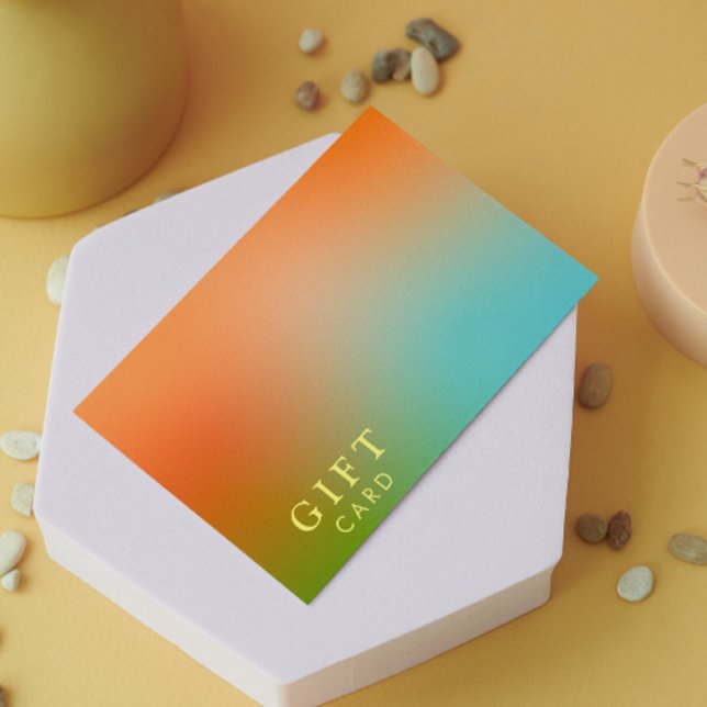 Presente de Certificado de Gradiente Holográfico E (Esthetician Holographic Gradient Certificate Gift)