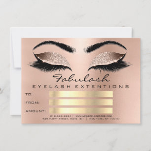 Presente de Certificado de Maquiagem Luxo Pink Bro