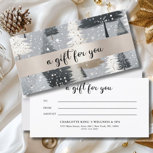 PRESENTE DE CERTIFICADO DE NEGÓCIOS DE ÁRVORE DE N (CHRISTMAS TREE BUSINESS CERTIFICATE gift for you)