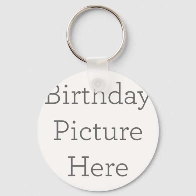 Chaveiro Círculo de Metal, 5,08cm (Frente)