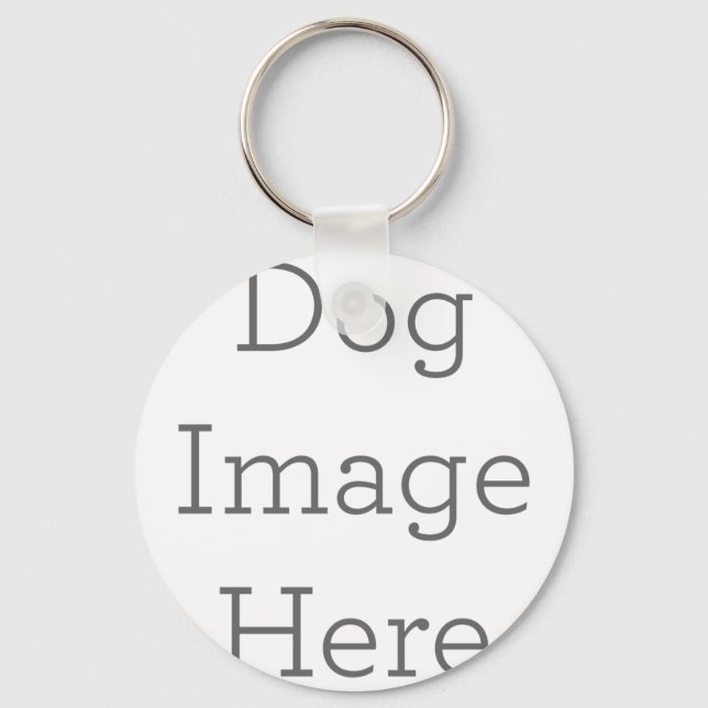 Chaveiro Círculo de Metal, 5,08cm (Frente)