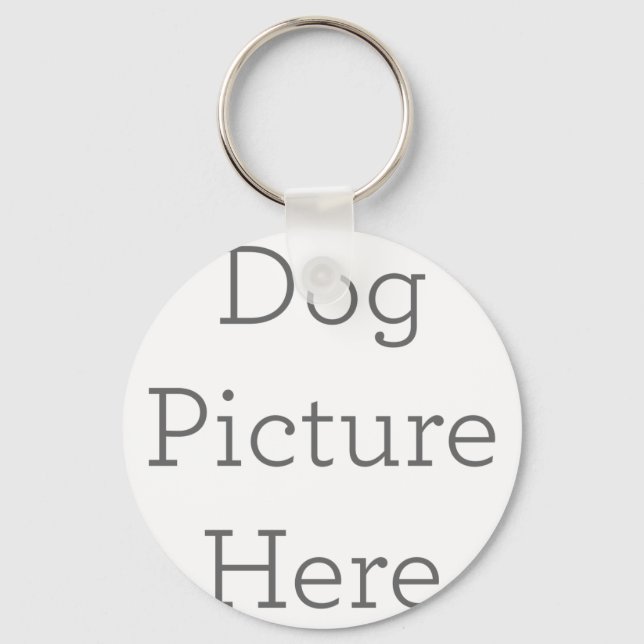 Chaveiro Círculo de Metal, 5,08cm (Frente)