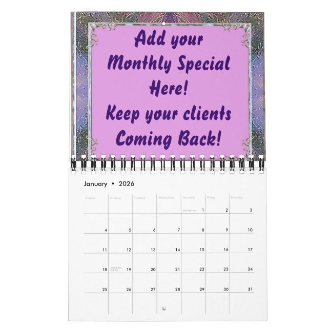 Presente de Clientes de Calendários da Empresa de  (Jan 2026)