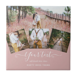 PRESENTE DE COLAGEM DE FOTOGRAGEM DE Rosa Dusty