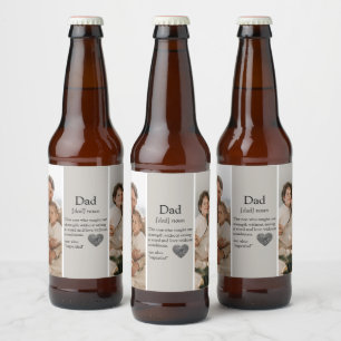 Presente de Colagem Moderna Etiqueta de Cerveja