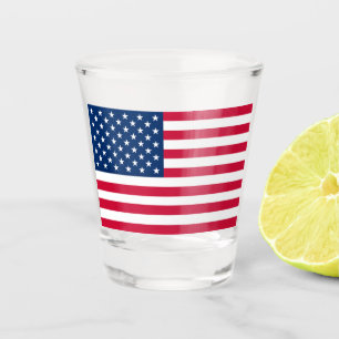 Presente de Copo de Shot da Bandeira dos EUA