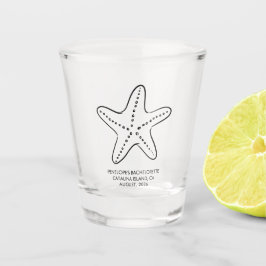 Presente de copo de shot personalizado de estrela-