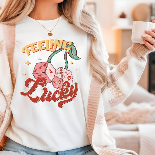 Presente de Dados Retro Feeling Lucky Para Ela