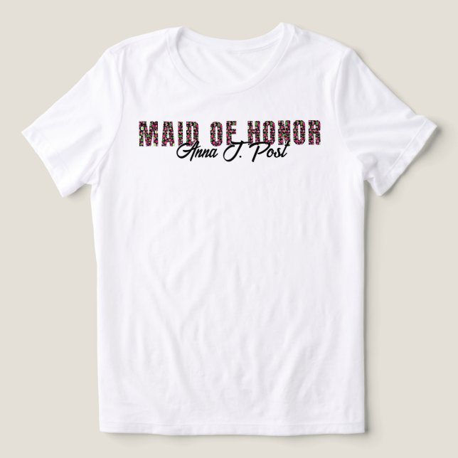 Presente de Dama de Honra Personalizado de Pickleb (Design frontal)