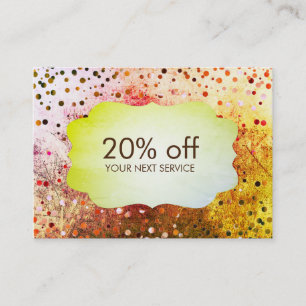 Presente de Desconto do Voucher Placa de Cupom Vin