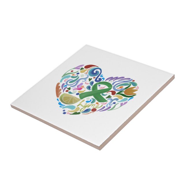 Presente de doença de Lyme, Porta copos de Azulejo (Lateral)