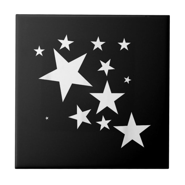Presente de Fantasia com Desenho de Estrelas Branc (Frente)