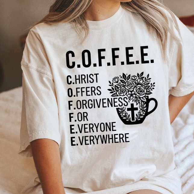 Presente de Fé com Acrônimo de Café Cristão (Criador carregado)