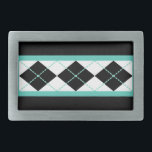 Presente de Fivela do Cinturão de Argyle Retro<br><div class="desc">O design é da arte original.</div>