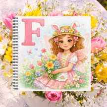 Presente de Flor F Personalizado para Meninas